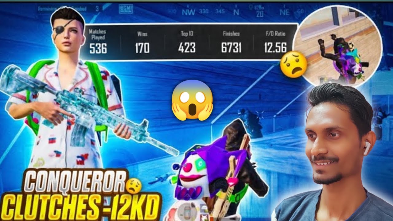 WORLD'S FIRST HIGHEST 12 KD Conqueror Capten Gaming BEST Moments in PUBG Mobile | Reaction