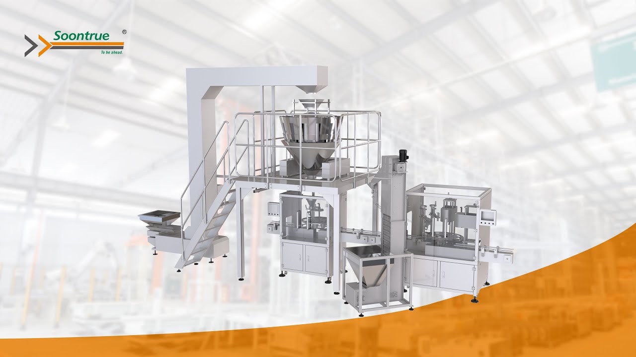 Fully Automated Mixed Nuts Packaging Line | Efficient & Precise Feeding & Bagging Solution 🥜💨