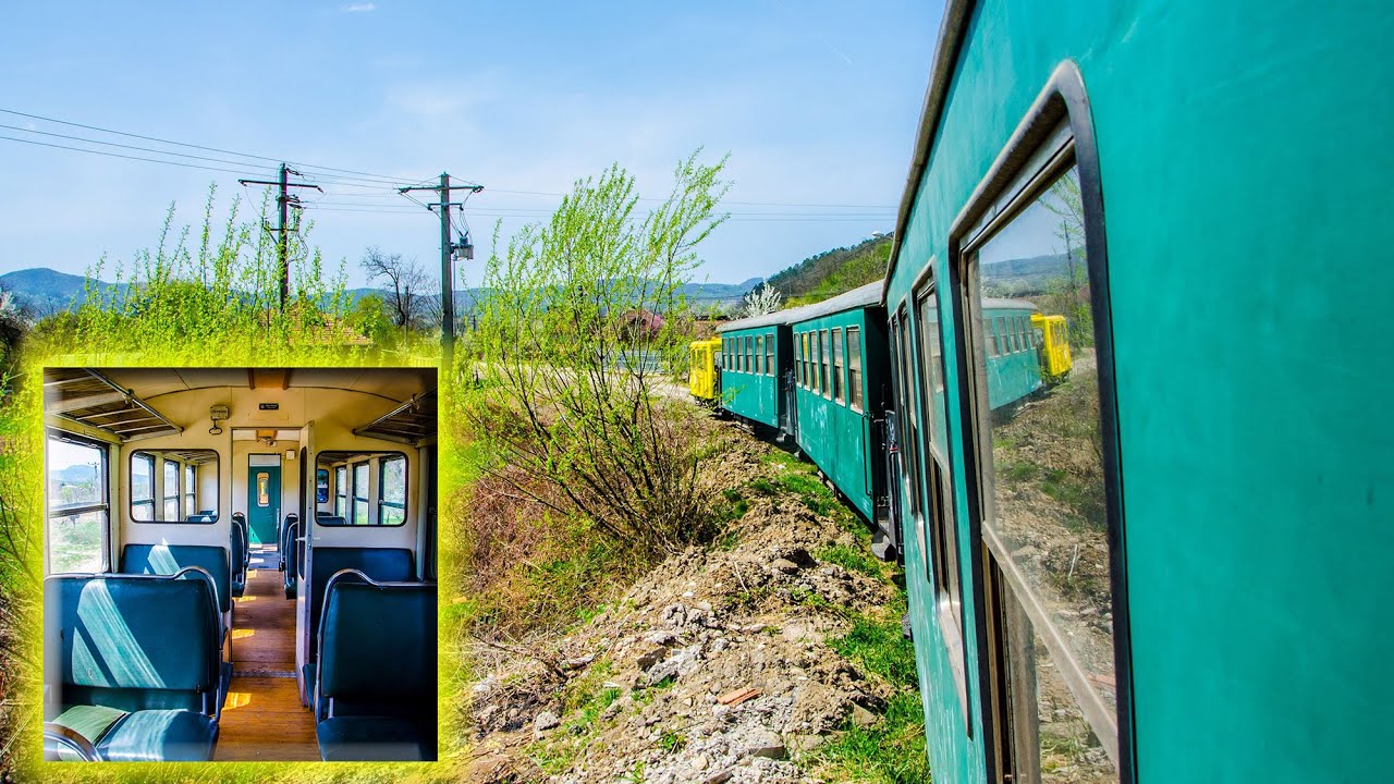 Crișcior - Brad cu trenul turistic pe ecartament îngust (CFI), județul Hunedoara (17 04 2015)