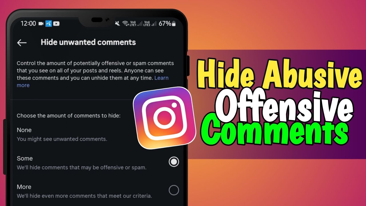 Hide Unwanted Comments on Instagram | Block Offensive & Spam Comments Automatically