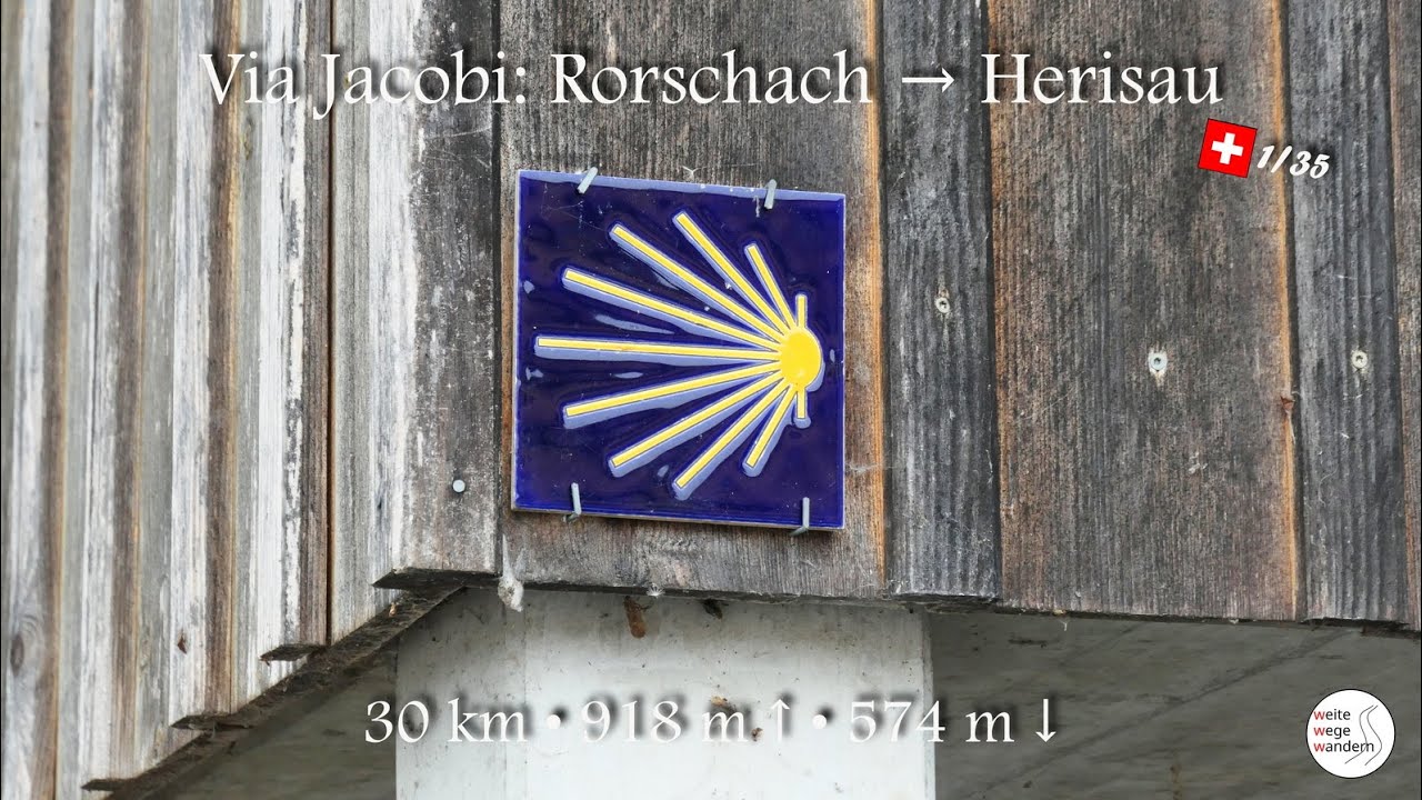 Via Jacobi: Rorschach → Herisau (1/35)