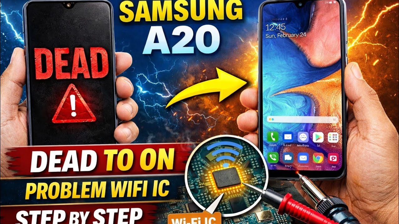 Samsung A20s Dead to On Solution💯 | 100% Working💥