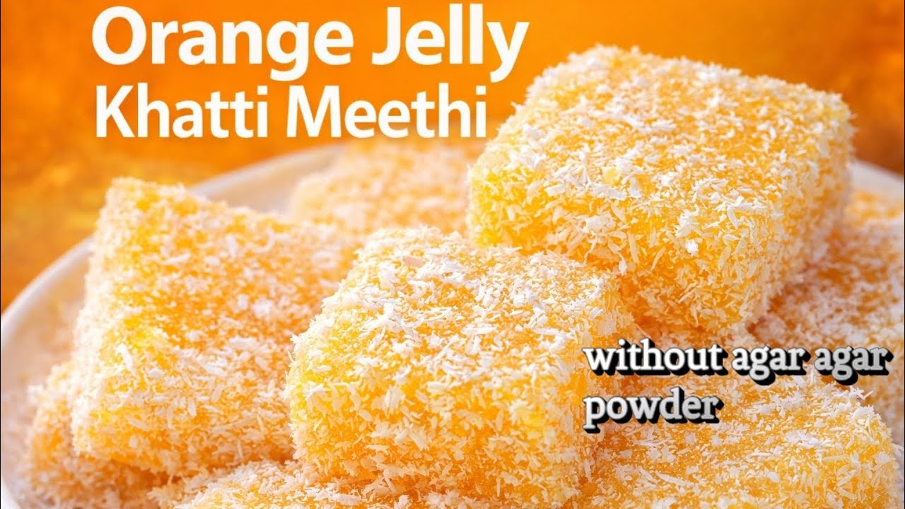 Mouth melting homemade orange jeli #orangejelly#orangejeli#jellyrecipe