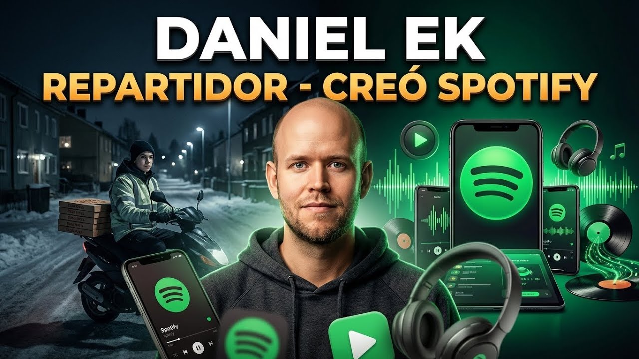 De Repartidor de Pizza a Crear SPOTIFY: La Historia de Daniel Ek