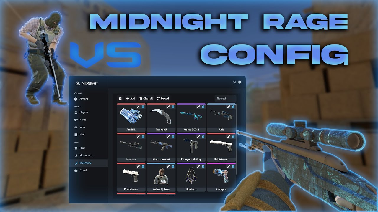 CS2 Semirage HvH | ft. midnight.im
