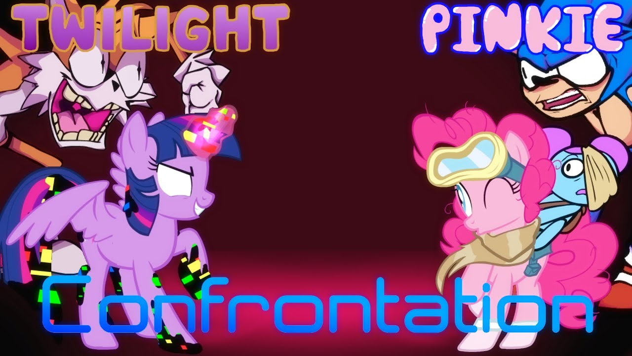 FNF Confrontation but Twilight and Pinkie Pie Sings it (Secret Histories X Dusk Till Dawn Cover)
