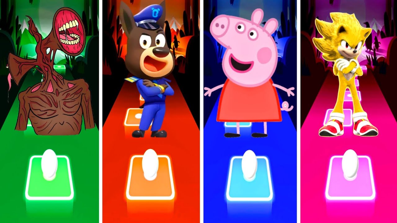 Siren Head 🆚 Sheriff Labrador 🆚 Pepa Pig 🆚 Sonic The Hedgehog. 💥Who Is The Best Coffin Dance? 🤔