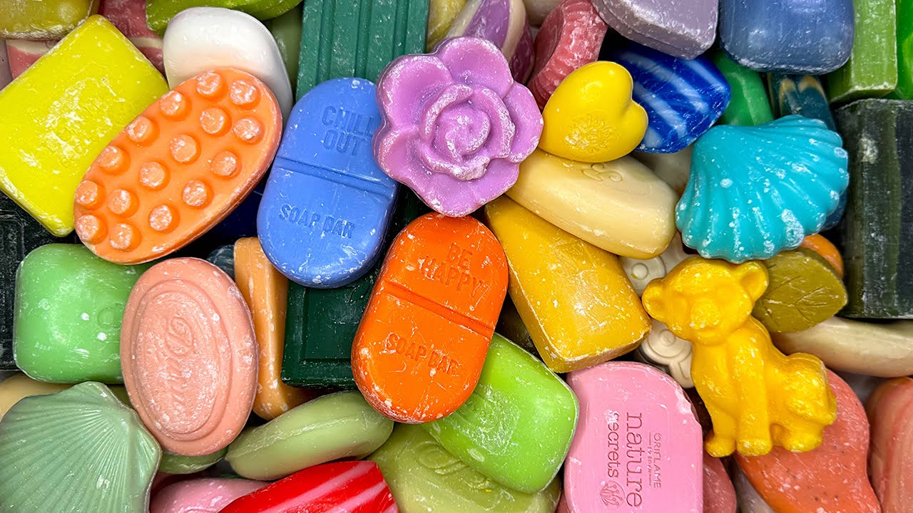Soap box. Cutting different soap. Asmr soap (no talking)