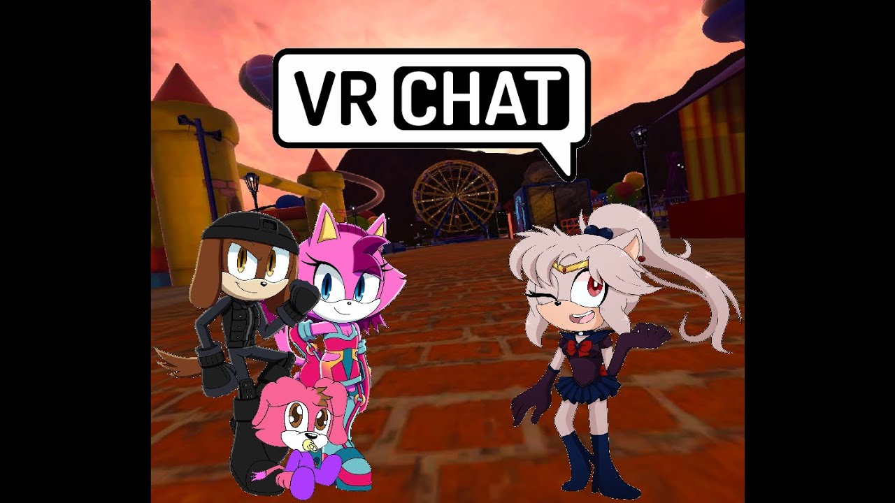 Meeting Peace at the fun park-VRChat