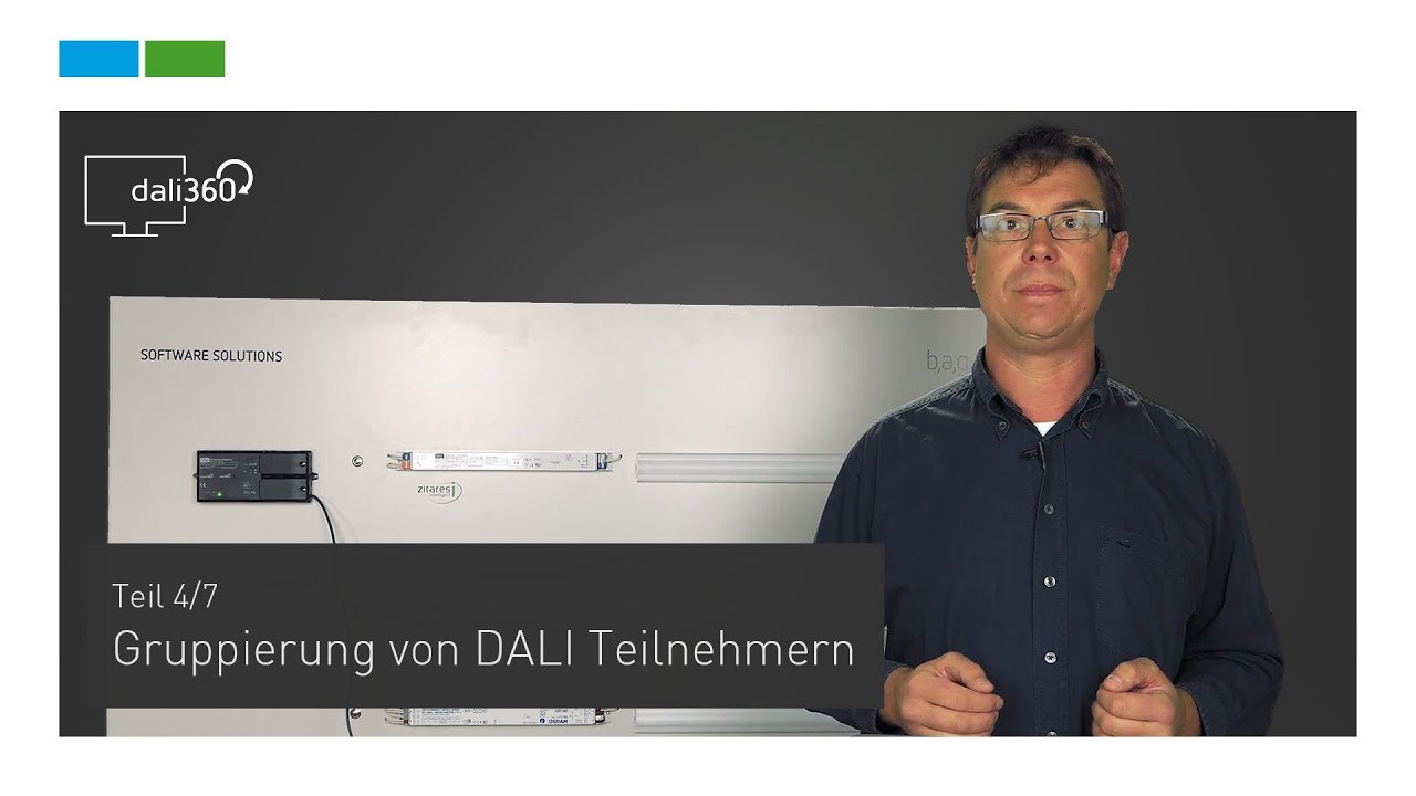 dali360 Software von BAG electronics GmbH - Gruppierung von DALI Teilnehmern (Teil 4/7)
