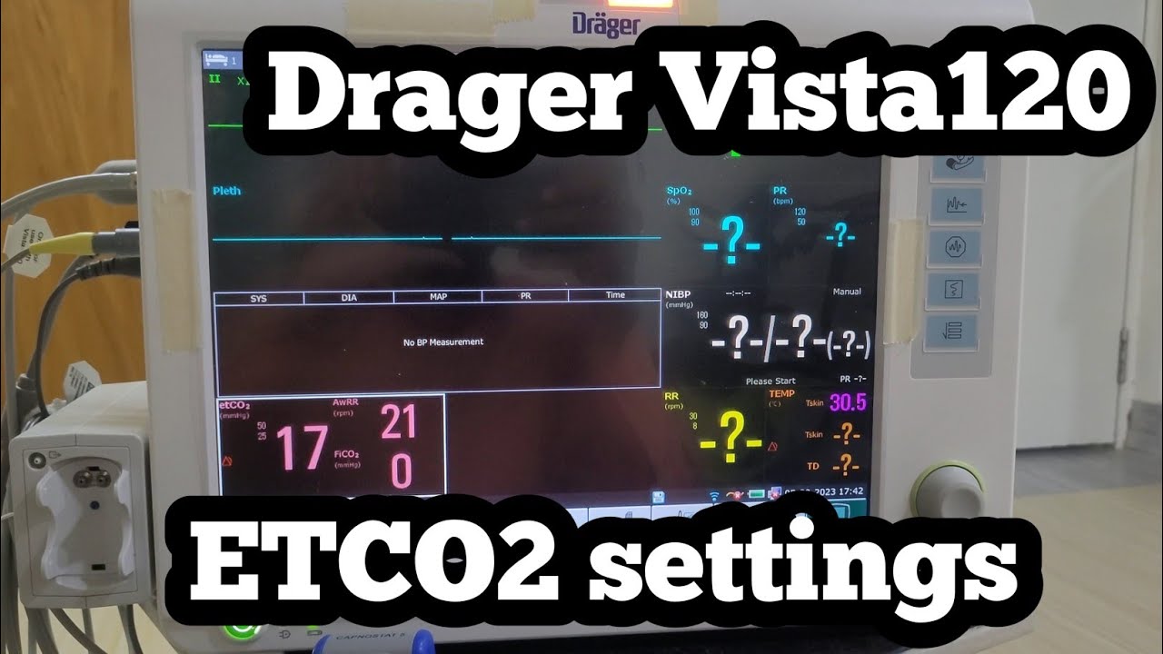 How to change ETCO2 settings from Side Stream to Main Stream?