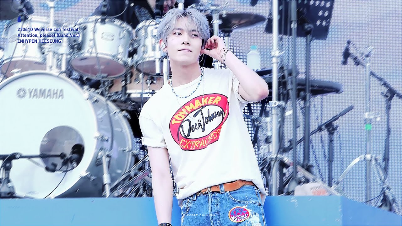 [4K] 230610 Weverse con festival 위버스콘 희승 - Attention, please! (Rock Ver) 직캠 (ENHYPEN HEESEUNG focus)