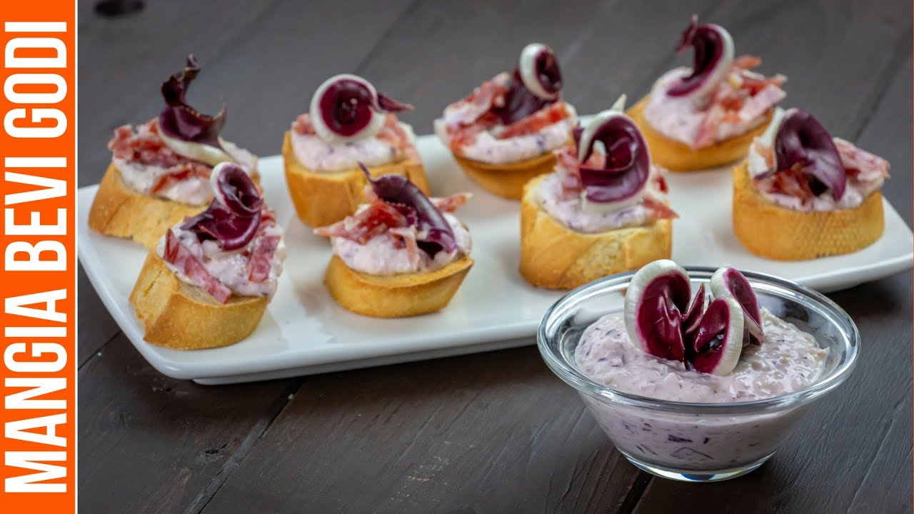 SALSA AL RADICCHIO PER CROSTINI E TRAMEZZINI
