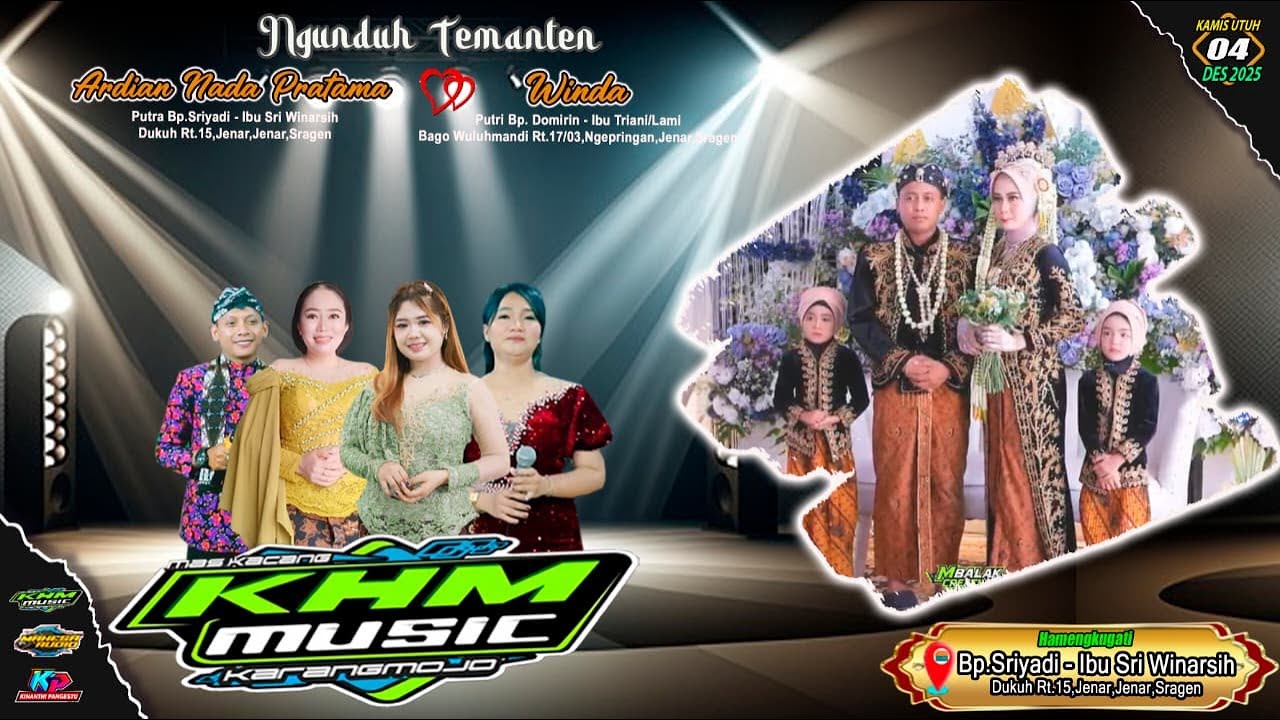 🔴Live  Campursari KHM MUSIC || MAHESA PRO AUDIO|| KP Pro HD || Dukuh,04 Desember 2025