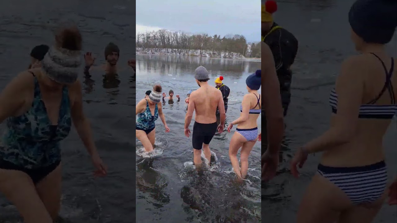 Neujahrsschwimmen des SC Bernburg in Neugattersleben
