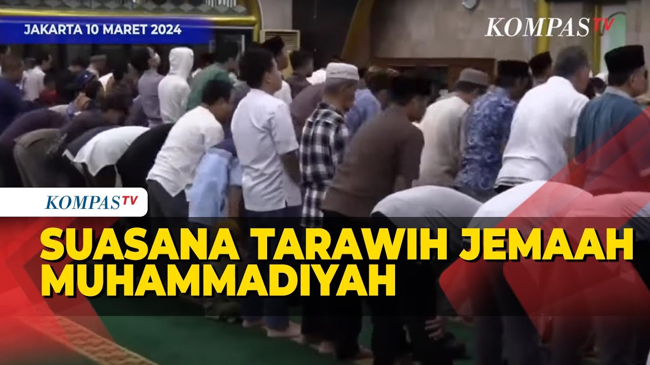 Suasana Tarawih Jemaah Muhammadiyah