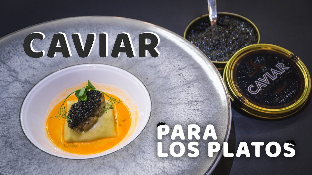 Caviar para los platos en restaurante Alejandro del Toro / Caviarshop en Espa&ntilde;a