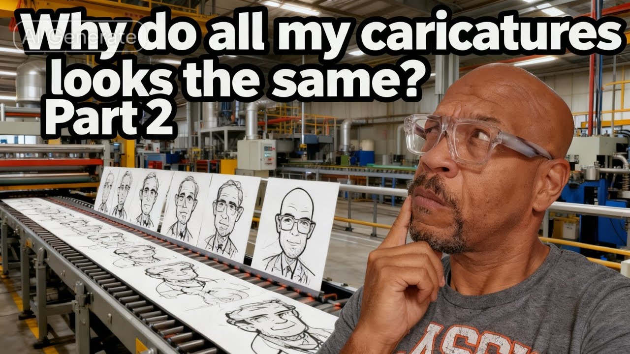 Why Do My Caricatures All Look the Same? (Live Drawing & Q&A)