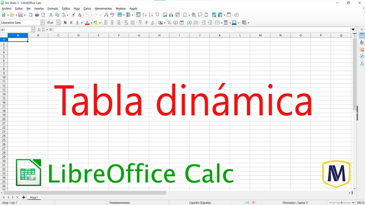 Tabla dinámica – LibreOffice Calc (curso en línea)