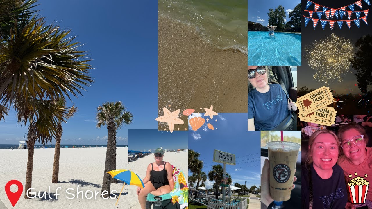 4TH OF JULY 💙, JURASSIC WORLD 🦕, COFFEE DATE ☕️ + BEACH DAY 👙 | vlog 288