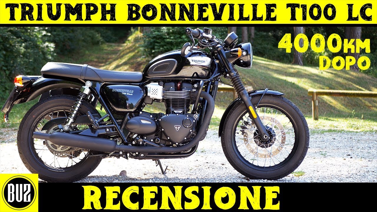 TRIUMPH BONNEVILLE T100 BLACK: una OTTIMA Modern-Classic. #recensione