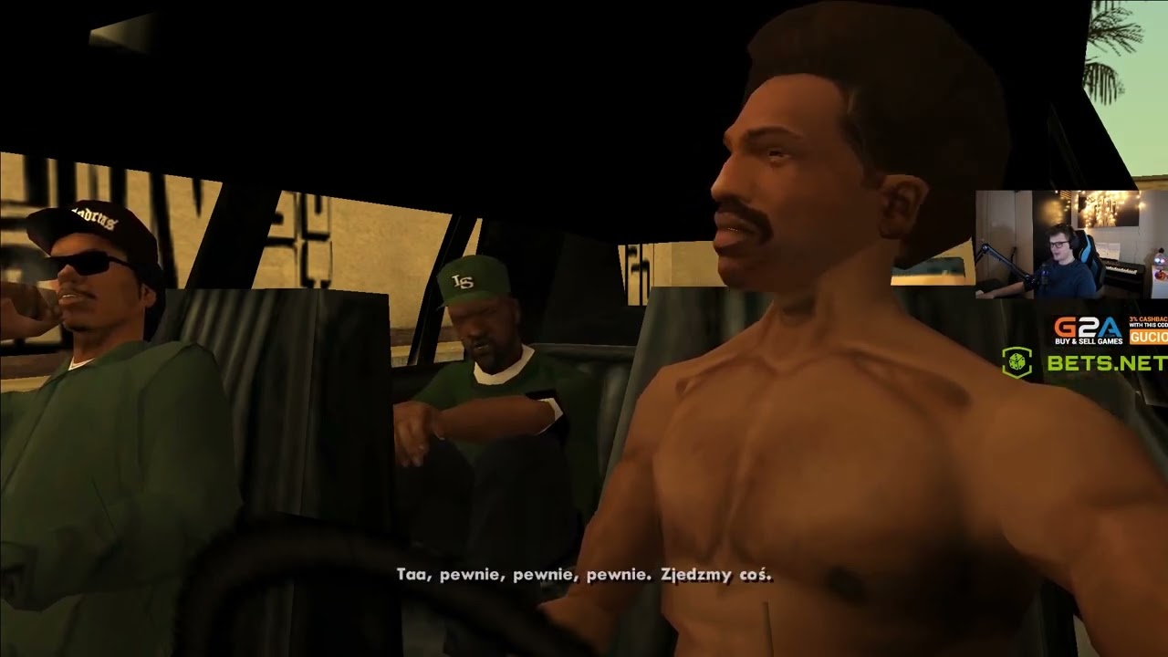 GUCIO I GTA SAN ANDREAS I NAJLEPSZE MOMENTY STRIMA #1
