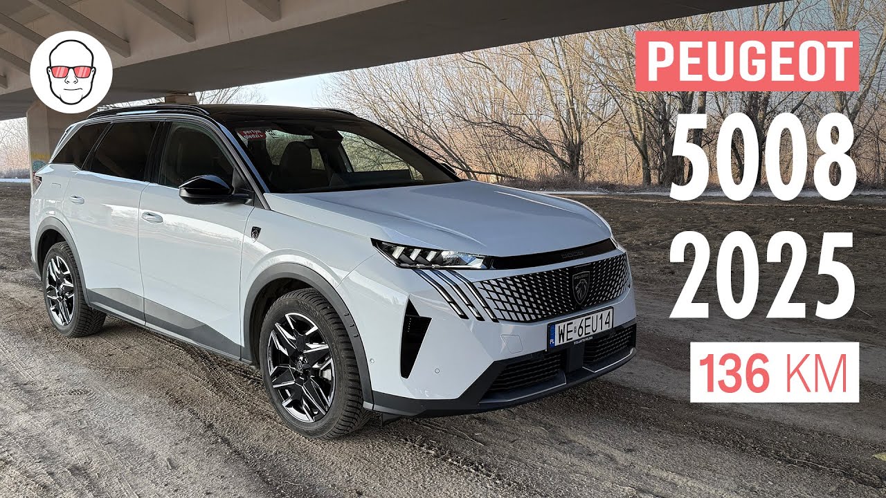 Peugeot 5008 GT 2025 Hybrid 136 e-DCS6 test PL Pertyn Ględzi