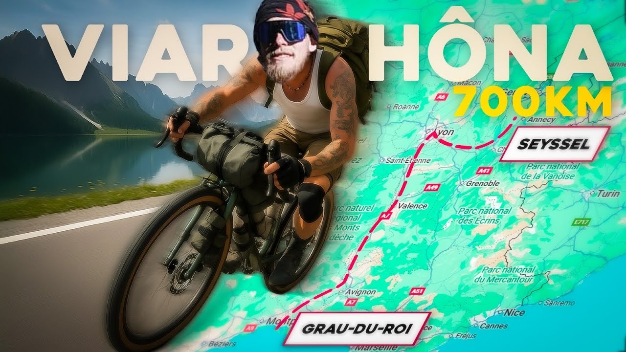Je voyage seul en v&eacute;lo sur la ViaRh&ocirc;na (je me blesse...)