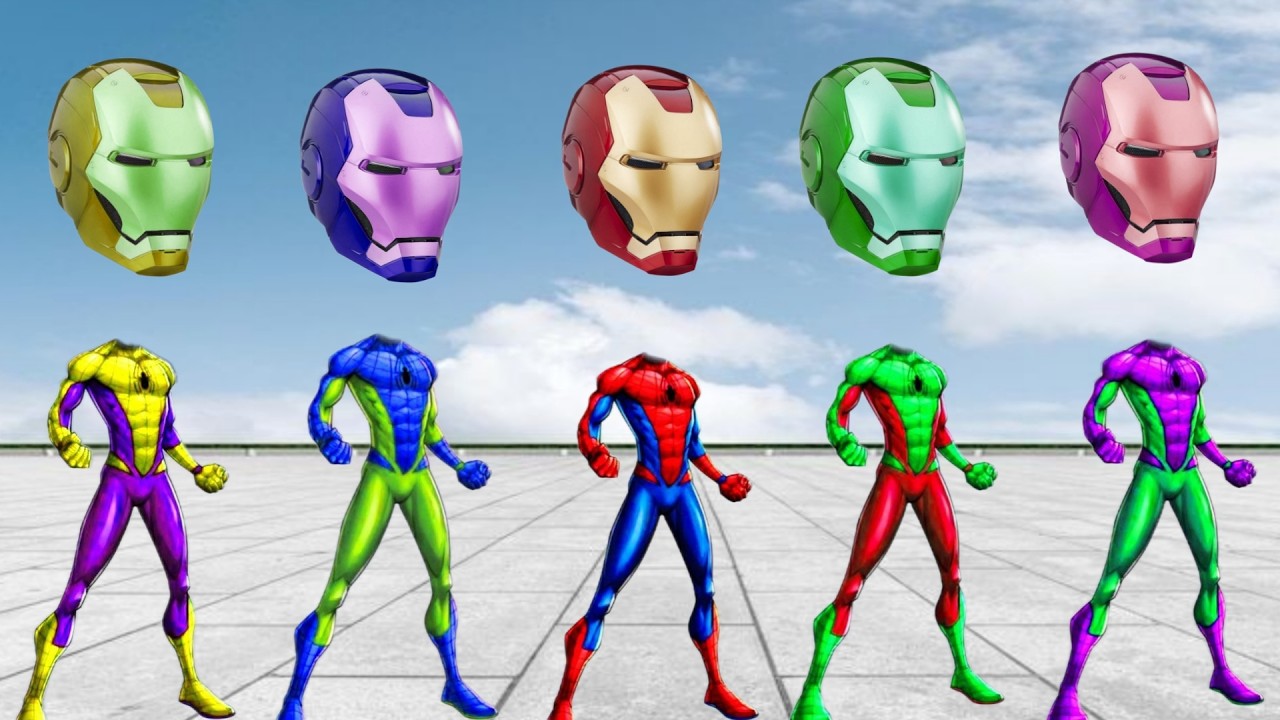 TEBAK GAMBAK AVENGERS MARVEL TOP SUPERHERO!!Deadpool Spider man