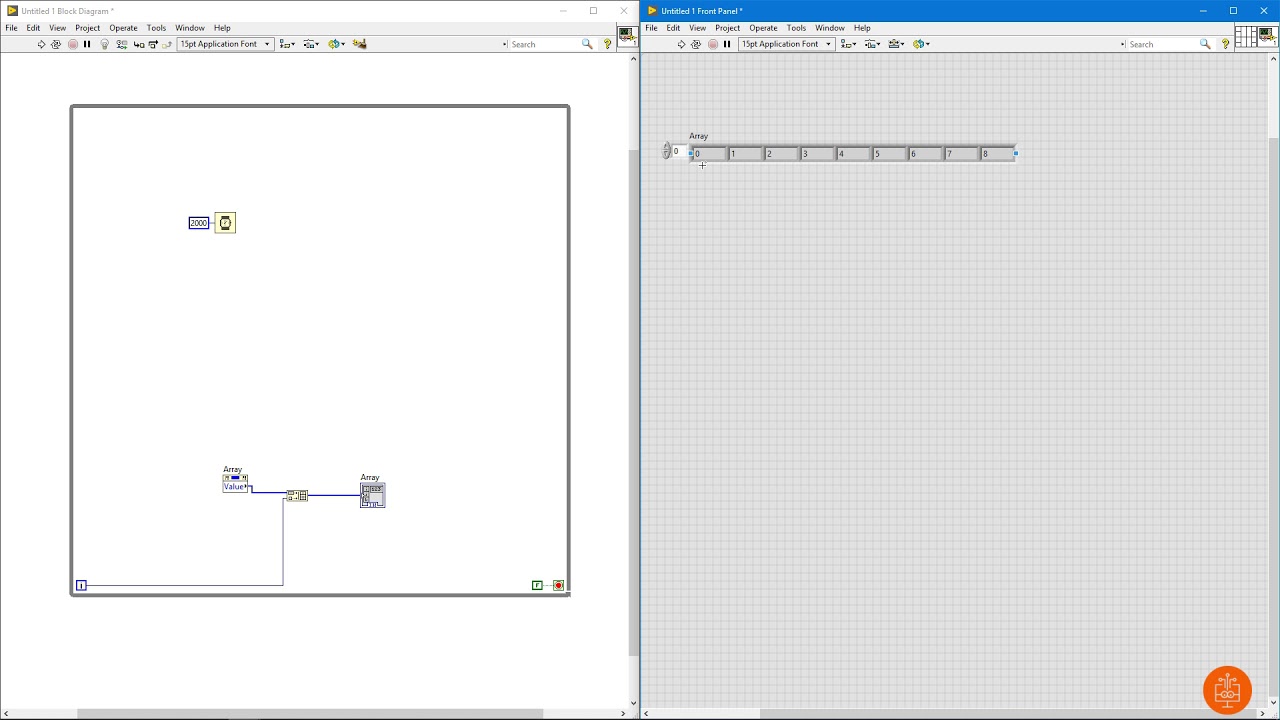1-09 Tutorial Labview - Arrays, vectores en 1 dimensión 1D