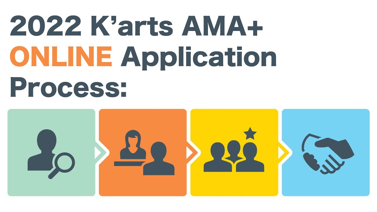 2022 K'arts AMA+ Online Application Process