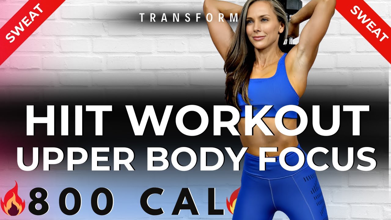 60-MIN INTENSE HIIT WORKOUT + ABS | Total Body Weight Loss, Upper Body Muscles Sculpting, Shoulders