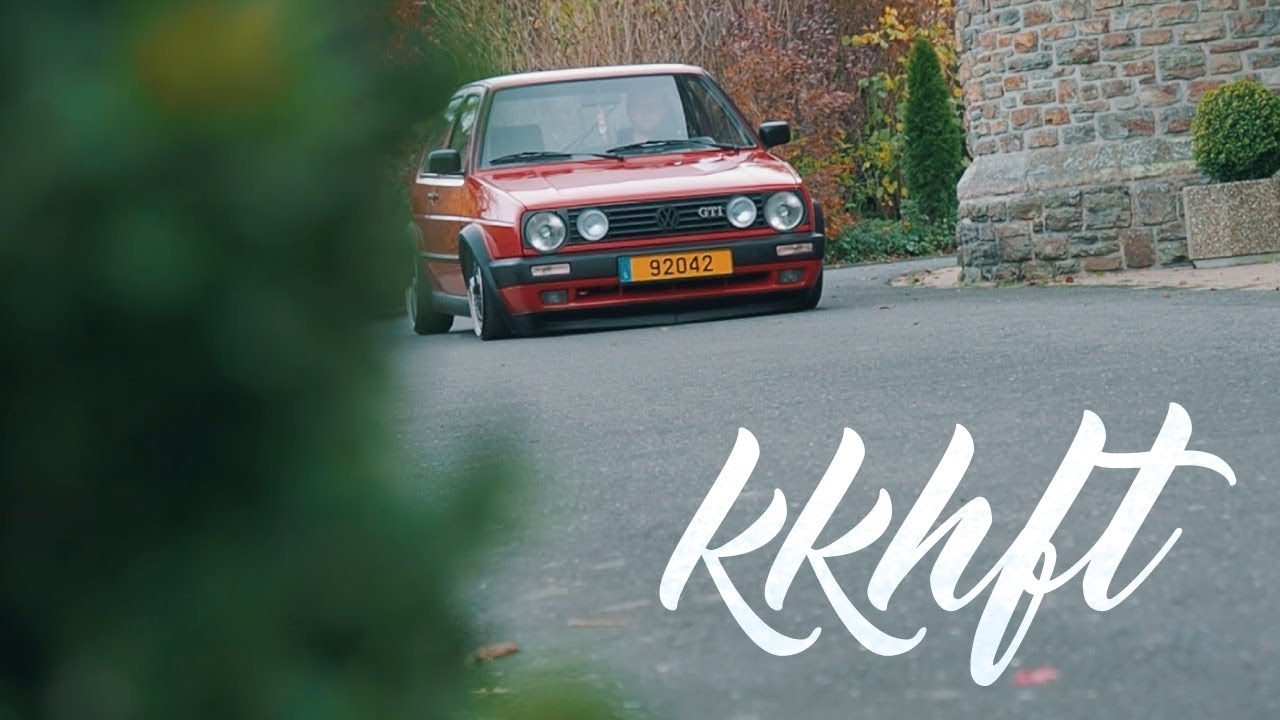 Bagged Golf Mk2 GTI & Crew | kkhft