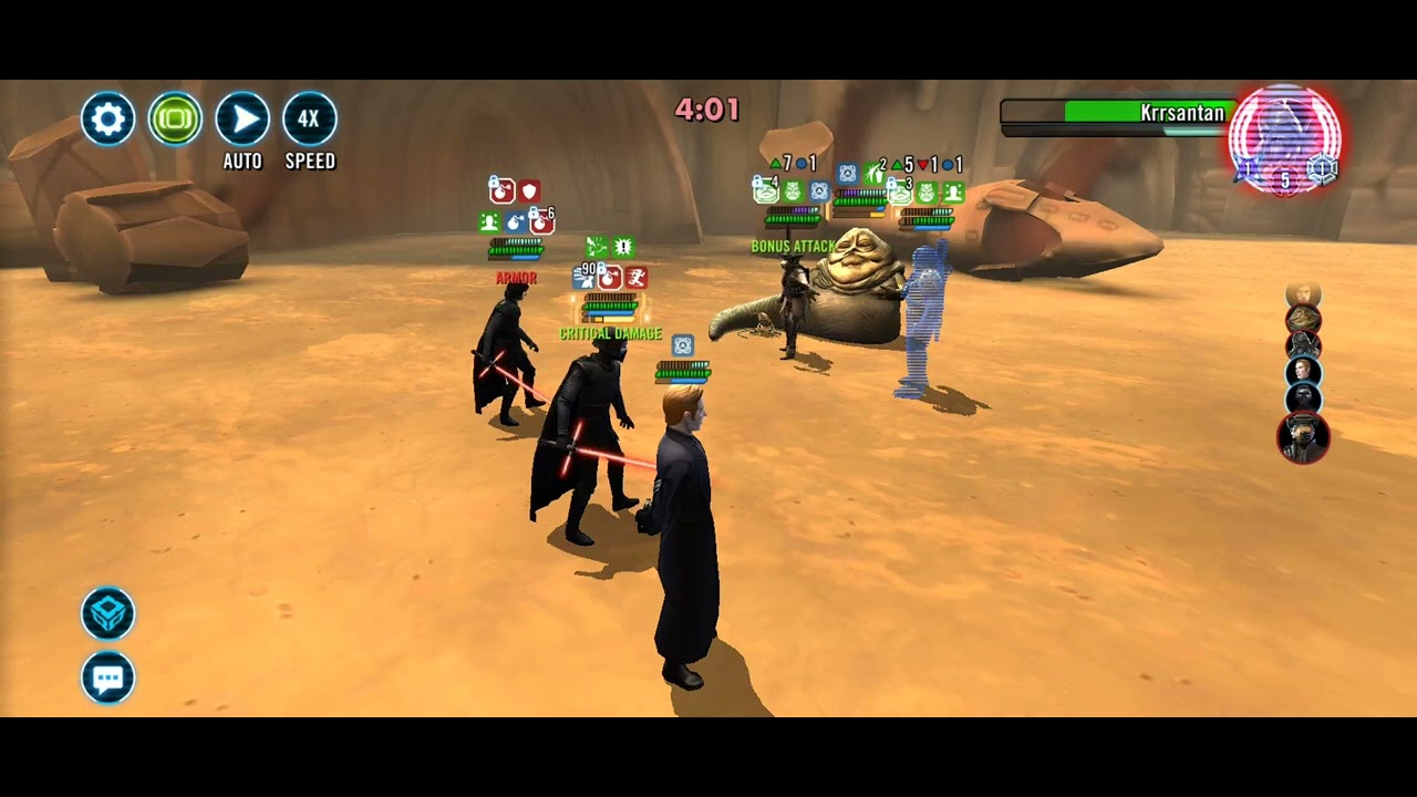 SLKR vs Jabba 3v3 GAC