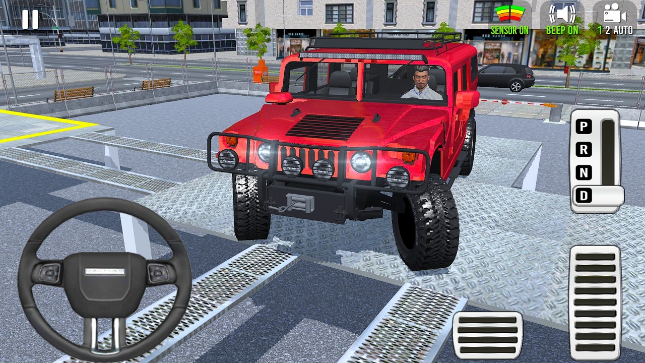 New Parking-school 3D: Hummer H1 car simulator new multi-level parking XUV - android gameplay #145