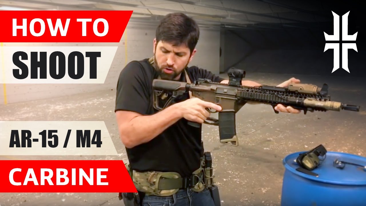 Как стрелять из карабина AR-15 / M4