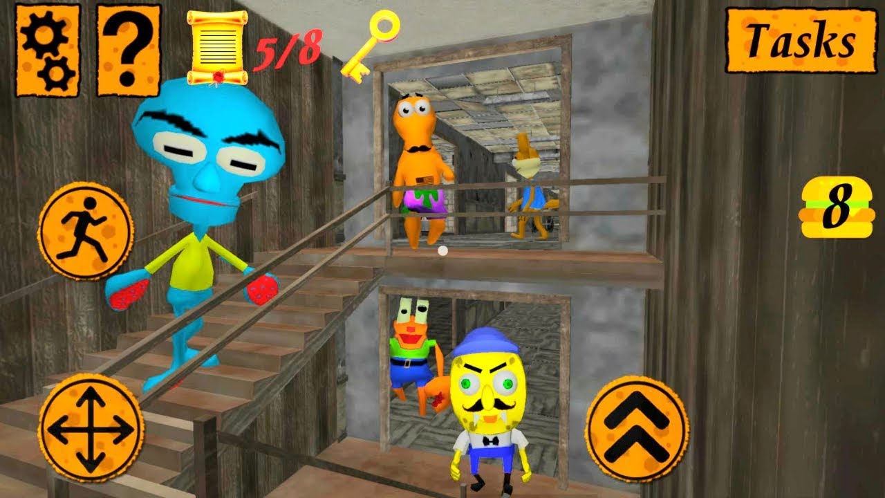 СОБРАЛИСЬ все СОСЕДИ! обновленная Игра СПАНЧ боб ДЕЛАЮ КОНЦОВКУ - Sponge Neighbor's Hospital