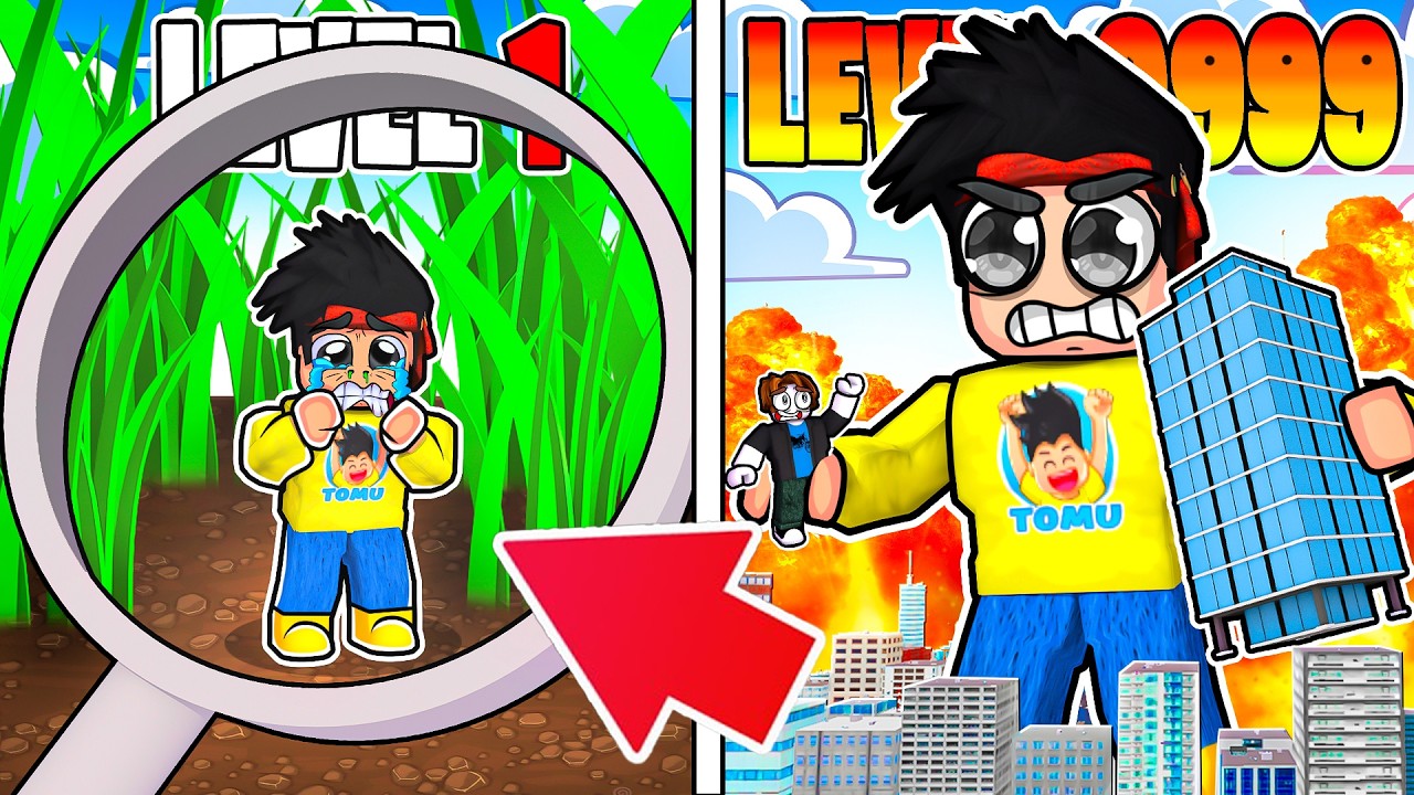 GIGANT vs LITEN OBBY i ROBLOX