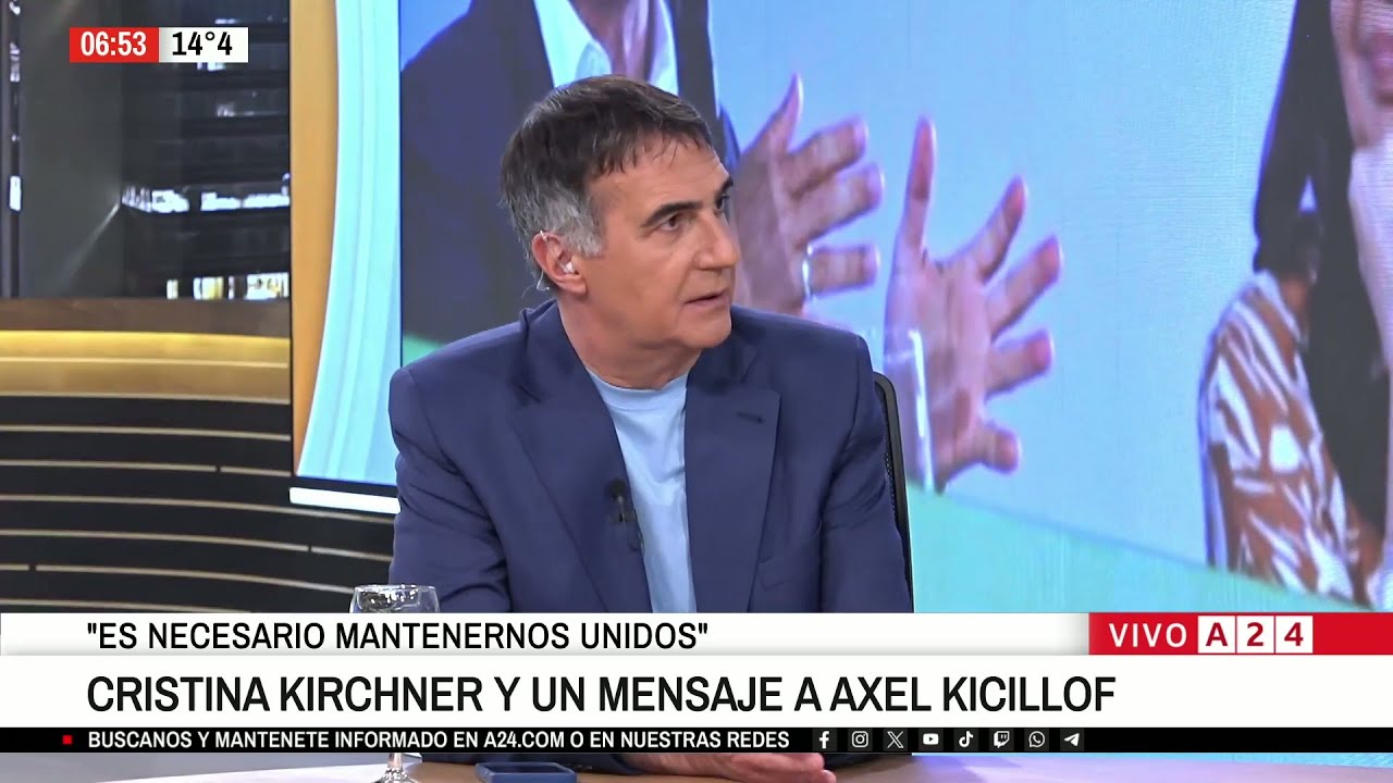 📢 CRISTINA KIRCHNER LE ENVIÓ UN MENSAJE A AXEL KICILLOF