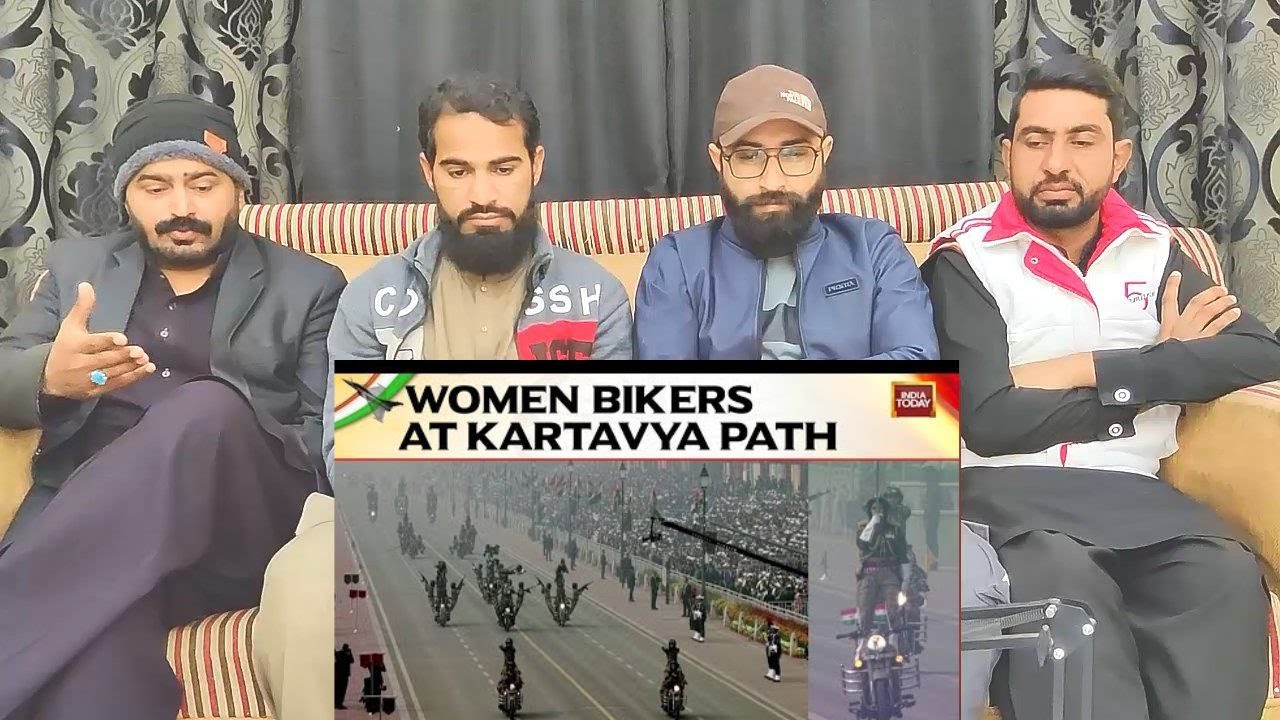 Women Bikers Of BSF, CRPF And SSB Showcase Their Daredevilry At Kartavya  #PakistaniReaction