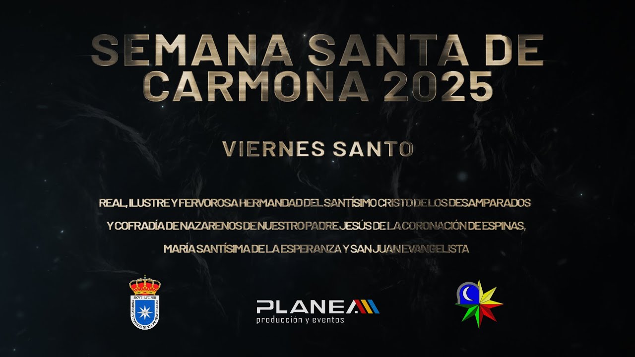 Viernes Santo mañana, Semana Santa de Carmona 2025.
