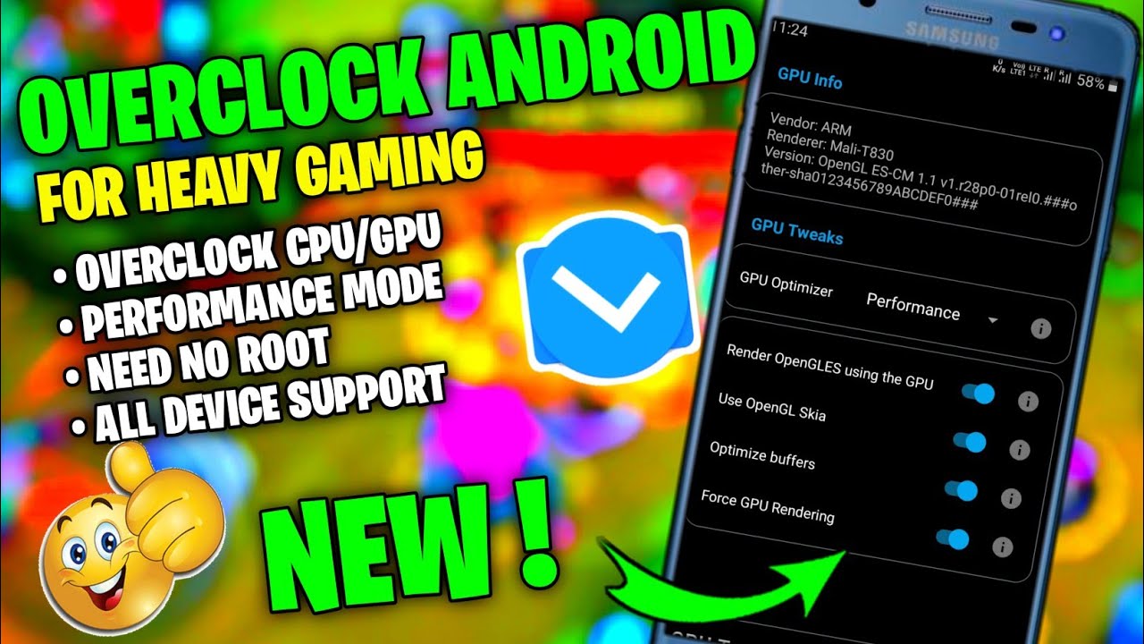 How To Overclock Android Without Root | Fix Lag in All Games | No Root