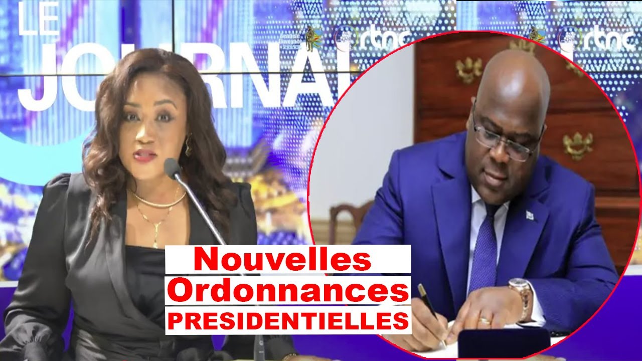 FELIX TSHISEKEDI VIENT DE SIGNER UNE SERIE D' ORDONNANCES PR&Eacute;SIDENTI&Egrave;LLES