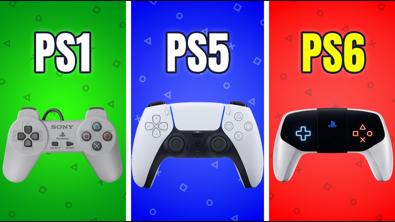 PlayStation Controller Evolution (1994 to PS6)