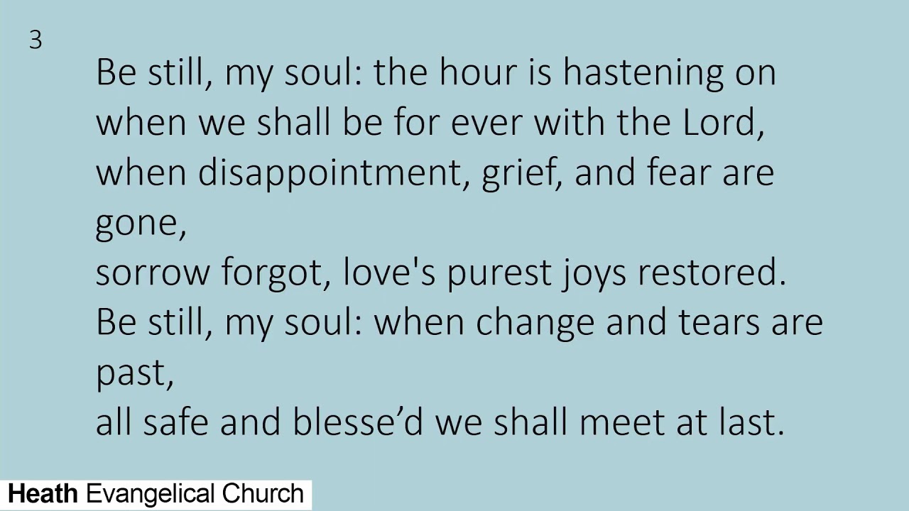 Heath Evangelical Church Live Stream - 22 March 2020 PM