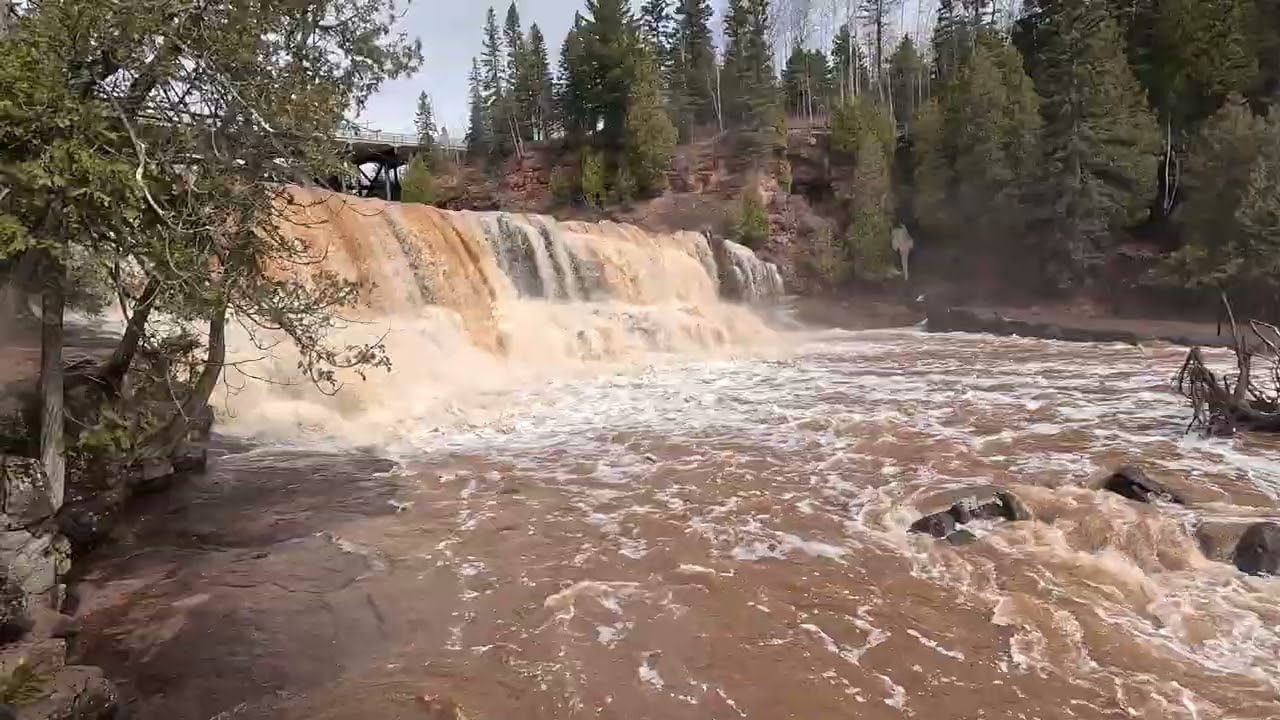 Lower Falls. Gooseberry Falls State Park. Two Harbors   Minnesota. Beautiful!