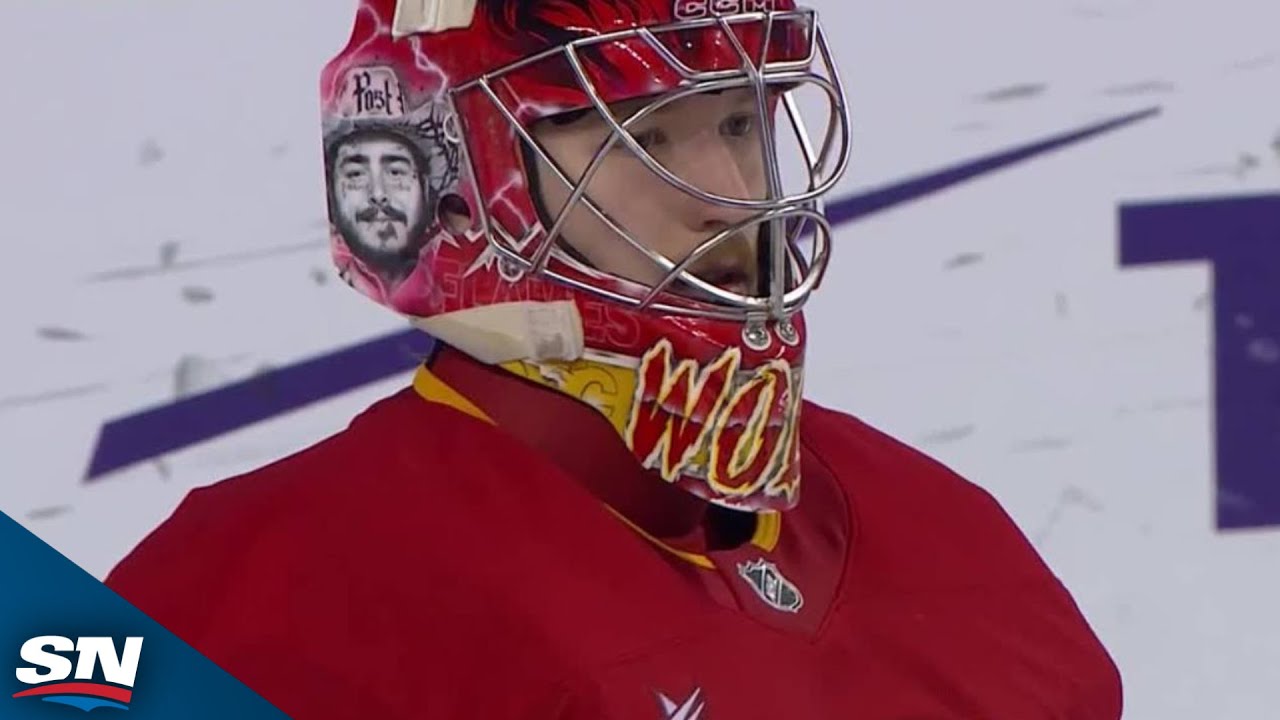 Flames' Dustin Wolf Makes Multiple Ridiculous Saves In Overtime Vs. Golden Knights