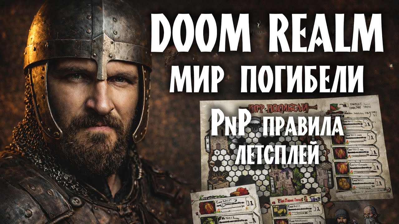 Doom Realm | Мир погибели настольная игра. Правила, летсплей.