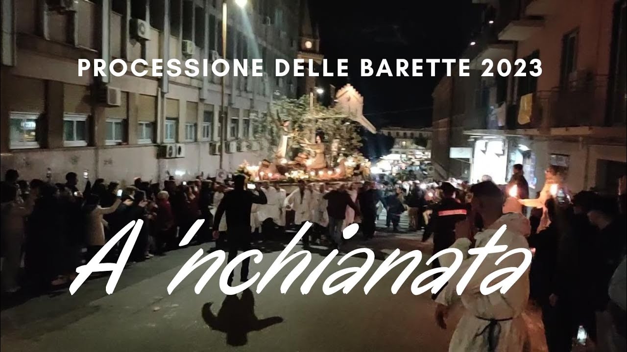 Processione delle Barette - A 'Nchianata   verso il ritorno in chiesa
