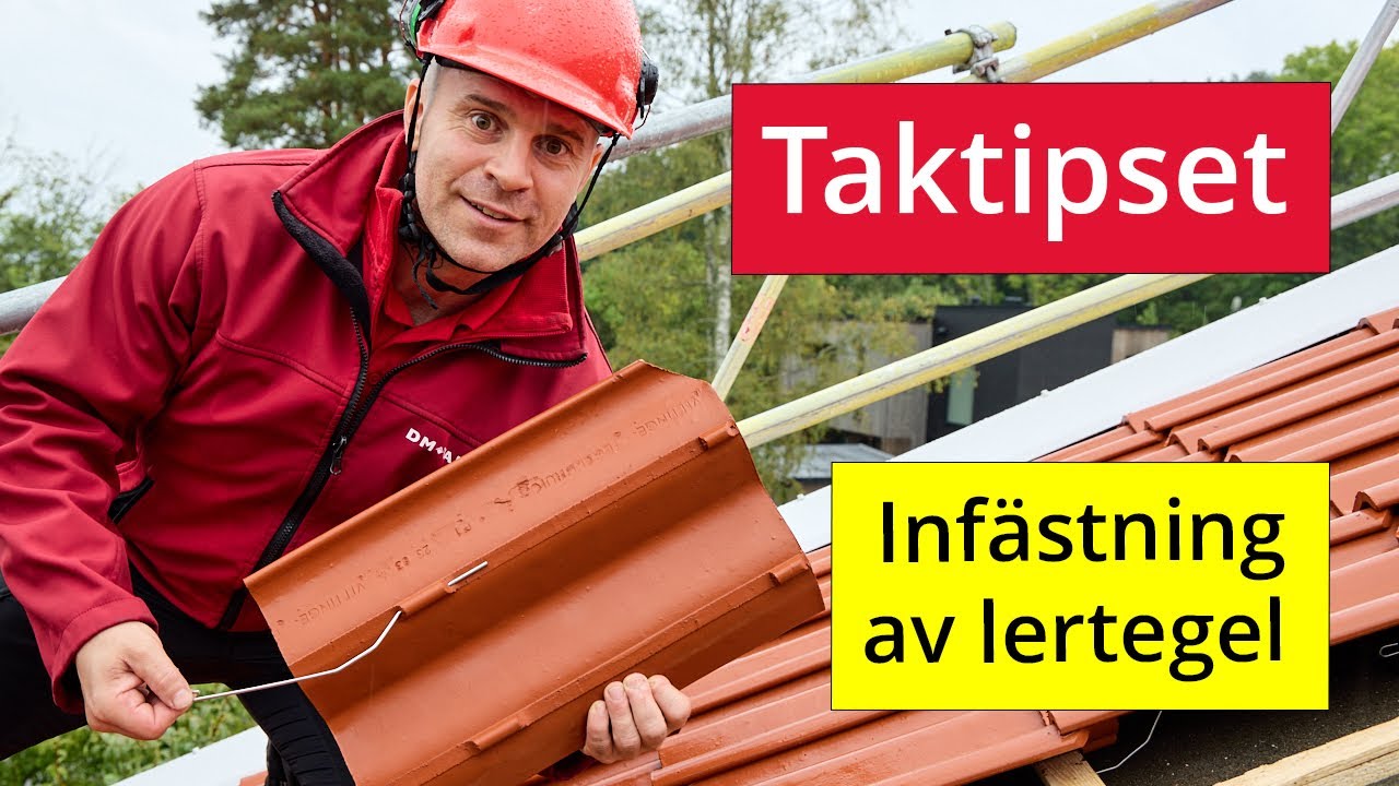 Taktipset - Infästning av lertegel